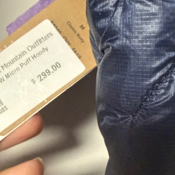 Patagonia Dark Blue Micro Puff Hoody Jacket - Picture 6 of 6